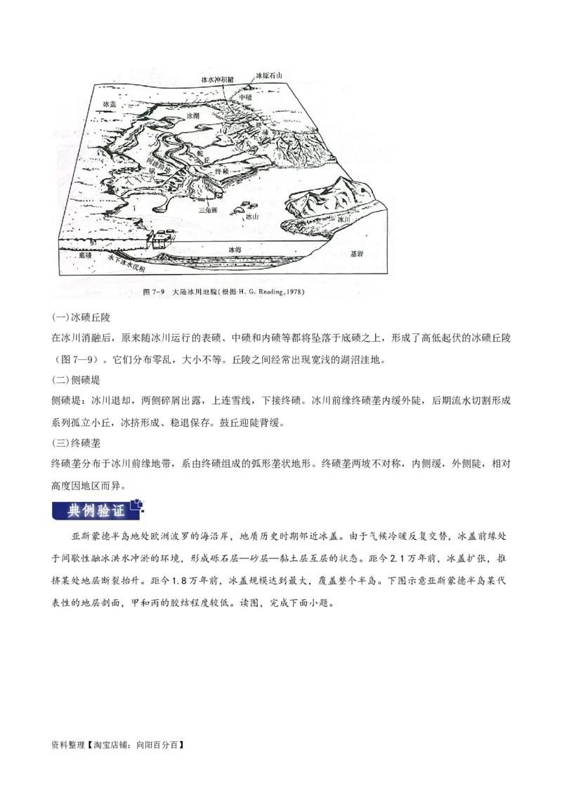 重难点06地表形态变化-2024年高考地理热点&middot;重点&middot;难点专练（新高考专用）（解析版）_新高考复习资料_2024年新高考复习资料_专项复习资料_教师版（含答案解析）