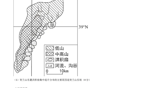 高考地理五年真题分类汇编（2017-2021）第14讲山地的形成(学生版)_新高考复习资料_2022年新高考复习资料_高考地理五年真题分类汇编（2017-2021）（教师版+学生版）8.10更新