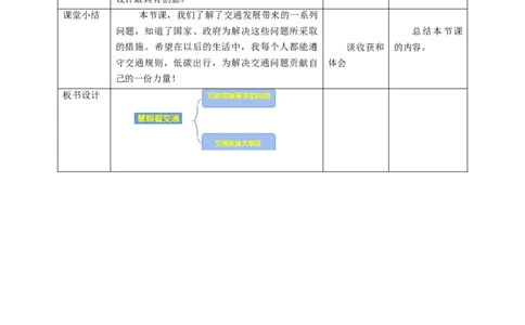 核心素养目标4.12慧眼看交通教学设计（表格式）人教版三年级道德与法治下册(1)_26新三年级道法下册（统编版）_版本二_教学设计_教案2（配套课件四）