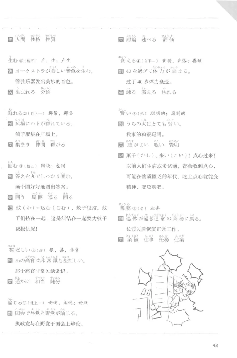 考研日语蓝宝书词汇专项_203考研（日语）历年真题资料_203日语-复习资料