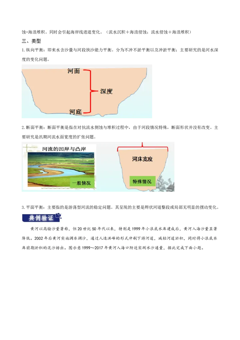 重难点06地表形态变化-2024年高考地理热点&middot;重点&middot;难点专练（新高考专用）（原卷版）_新高考复习资料_2024年新高考复习资料_专项复习资料