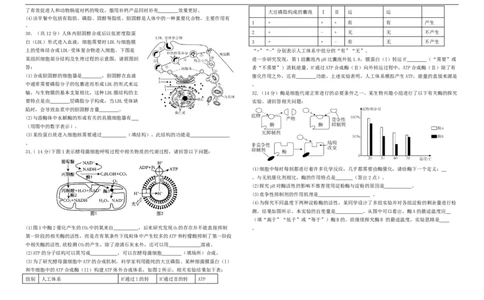 必修1试卷_2026年01月高一试卷_260102河北省邯郸市武安市第一中学2025-2026学年高一上学期12月月考（全）_河北省邯郸市武安市第一中学2025-2026学年高一上学期12月月考生物试题（含答案）