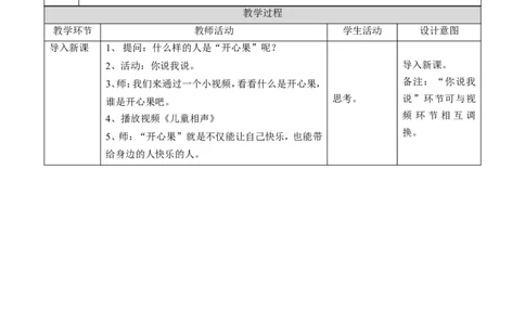 做个&rdquo;开心果&ldquo;第一课时教案(1)(1)_26新二年级道法下册（统编版）_版本一_部编版道德与法治2下_2026春新版_第一套_送旧版道德2下资料和新版课本好多一样仍具有很大参考价值