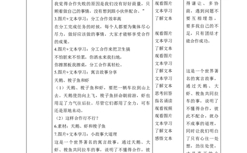 第16课《大家一起来合作》第二课时（教学设计）-（统编版）_26新一年级道法下册（统编版）_老课标资料_2、教学教案部编一下道法_教案(配套有动画推荐)