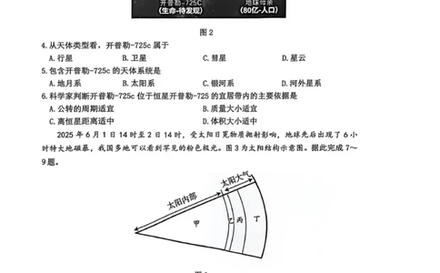 江苏南通2025-2026学年10月测试高一地理_2025年10月高一试卷_251016江苏省南通市2025-2026学年高一上学期10月调研测试（全）