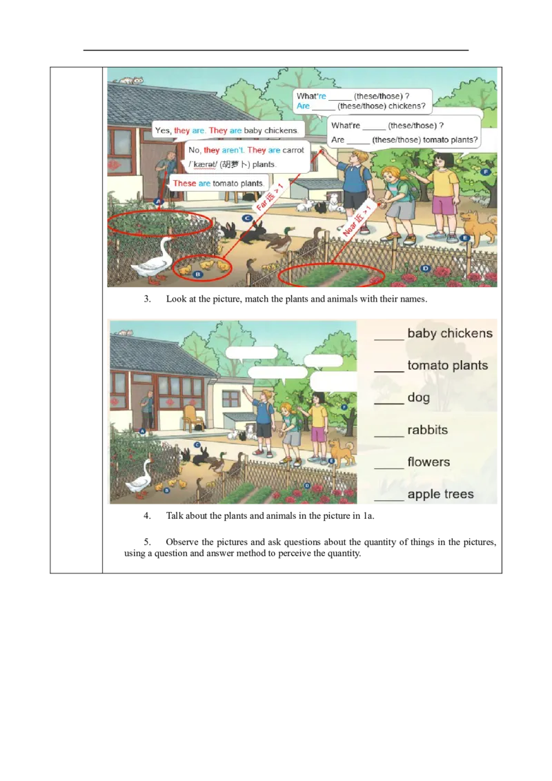 StarterUnit3第1课时(SectionA1a-2d)（导学案）_最新人教版英语七年级上册_英语7上最新改版_01.英语7上-教案+PPT课件+分层作业+导学案第1套