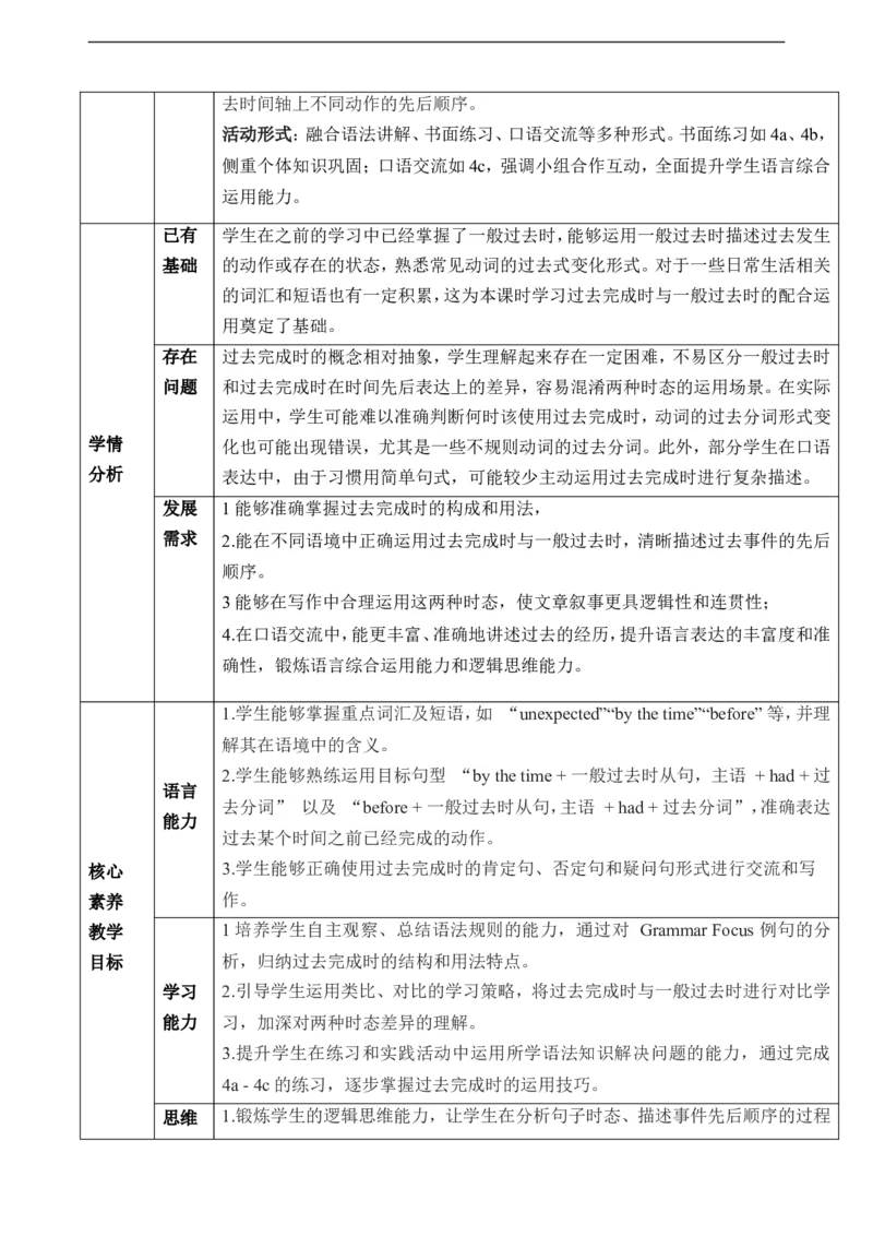 Unit12Lifeisfulloftheunexpected.SectionAGrammarFocus～4c教学设计_最新人教版英语九年级全册_新更新初中英语9全_新修订版英语9全一册教案课件-新修订版，第二单元有改动