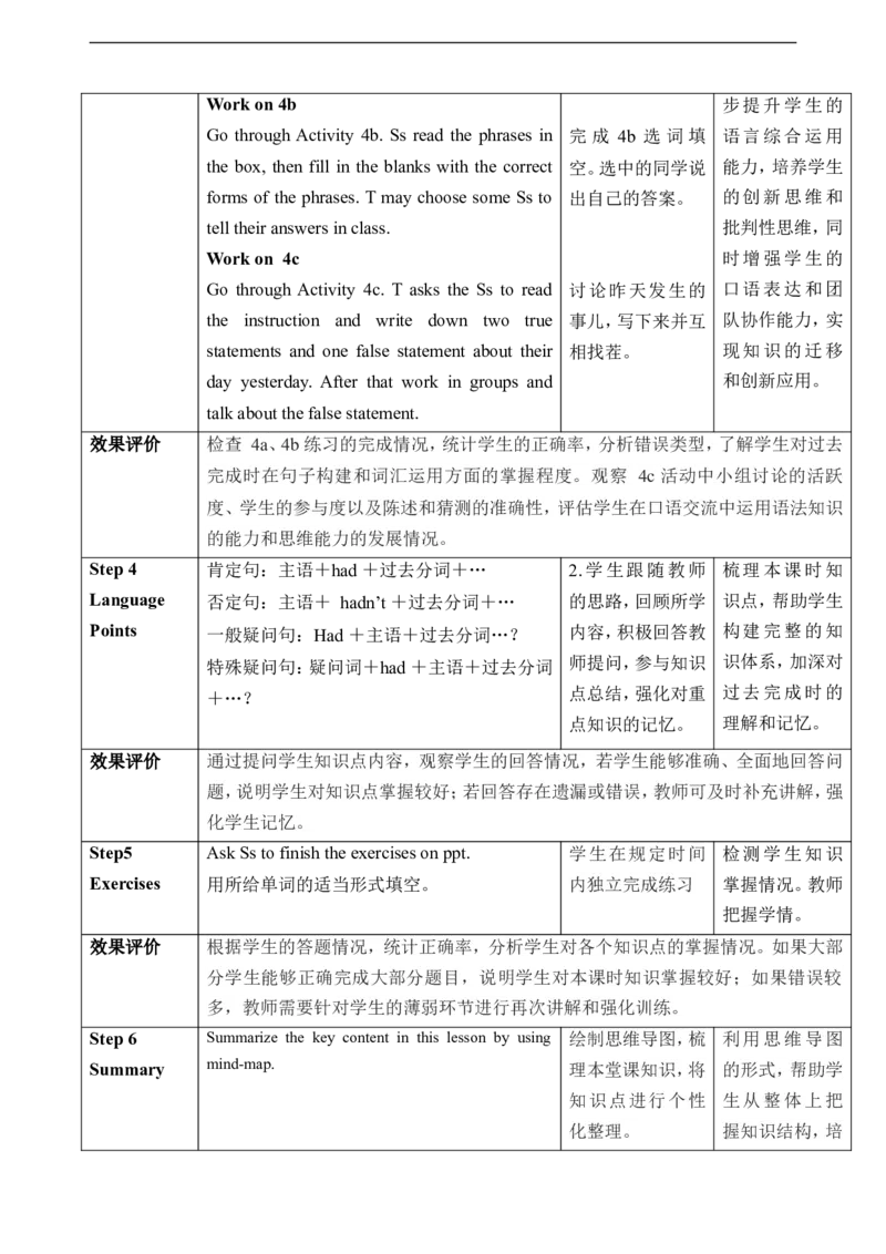 Unit12Lifeisfulloftheunexpected.SectionAGrammarFocus～4c教学设计_最新人教版英语九年级全册_新更新初中英语9全_新修订版英语9全一册教案课件-新修订版，第二单元有改动