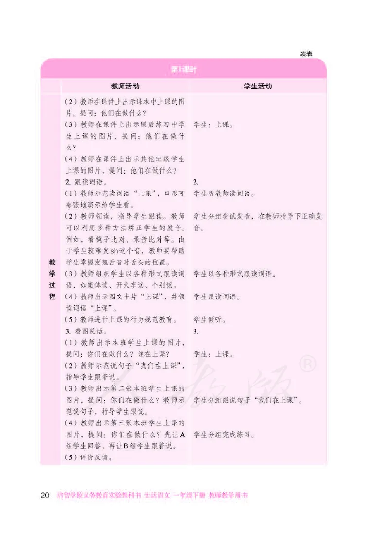 人教版-电子教材-生活语文一年级下册教师用书_电子课本_高中教学用书_教师用书