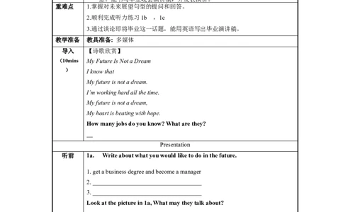 Unit14第4课时(SectionB1a-1e)（导学案）_最新人教版英语九年级全册_旧版可参考_01.英语9全一册-新课标PPT课件+教案+学案+作业第1套_导学案