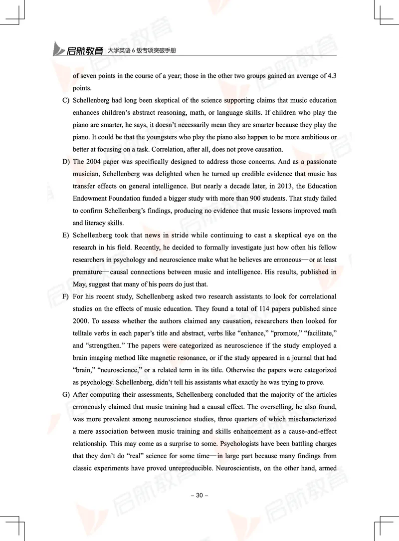 大学英语6级专项突破手册_01.电子讲义