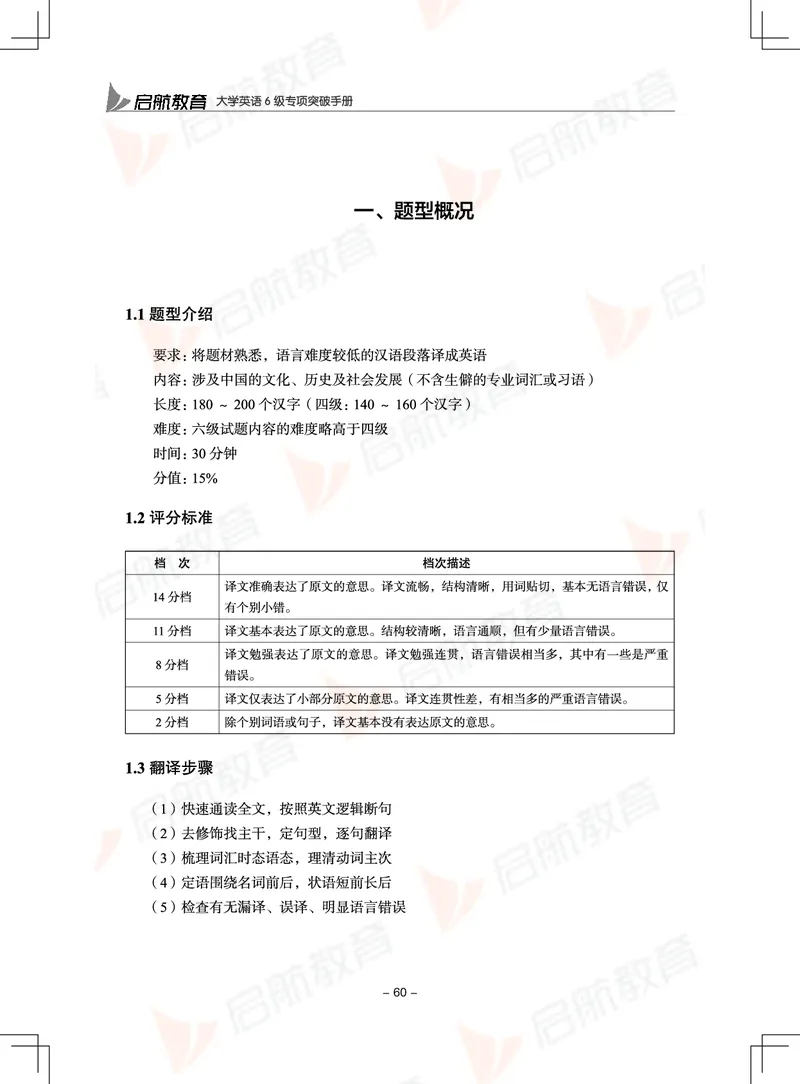 大学英语6级专项突破手册_01.电子讲义