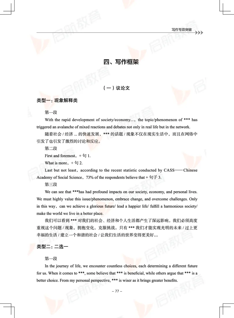 大学英语6级专项突破手册_01.电子讲义