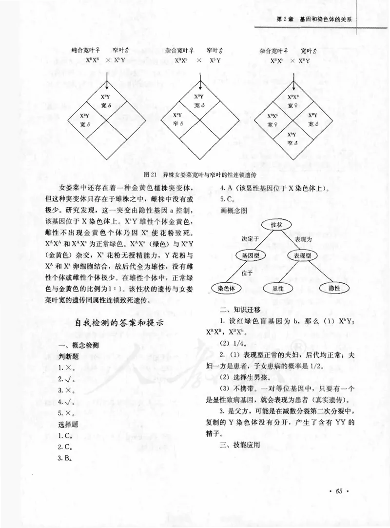 人教版-电子教材-生物2必修遗传与进化教师用书_电子课本_高中教学用书_教师用书
