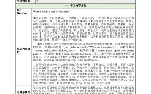 StarterUnit3Welcome（大单元教学设计）_最新人教版英语七年级上册_英语7上最新改版_03.英语7上-大单元教学设计
