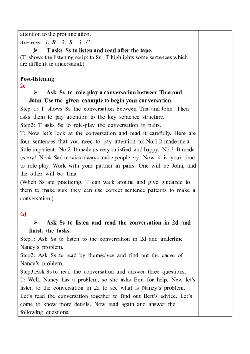Unit11SectionA(2a-2d)_最新人教版英语九年级全册_新更新初中英语9全_05教案（多套）_分课时教案全英_Unit11