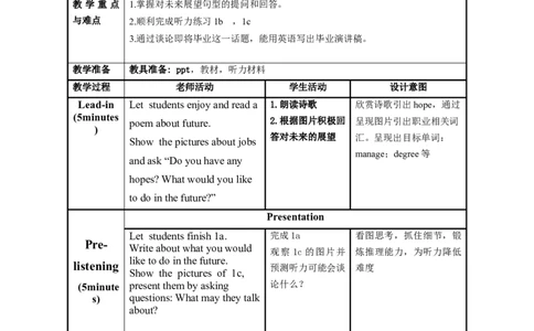 Unit14第4课时(SectionB1a-1e)（教学设计）_最新人教版英语九年级全册_旧版可参考_01.英语9全一册-新课标PPT课件+教案+学案+作业第1套_教案