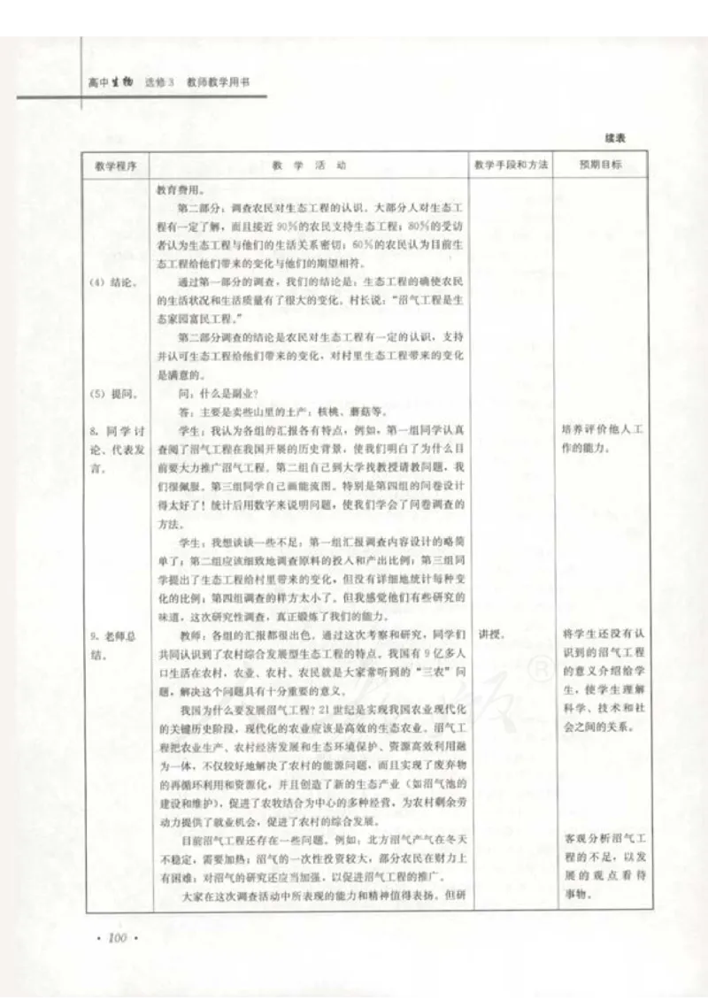 人教版-电子教材-生物选修3现代生物科技专题教师用书_电子课本_高中教学用书_教师用书