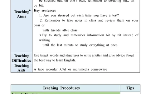 Unit1SectionB（3a-SelfCheck）教案_最新人教版英语九年级全册_新更新初中英语9全_05教案（多套）_分课时教案全英_Unit1