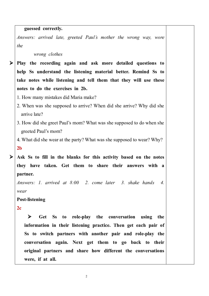 Unit10SectionA（2a-2d）教案_最新人教版英语九年级全册_新更新初中英语9全_05教案（多套）_分课时教案全英_Unit10