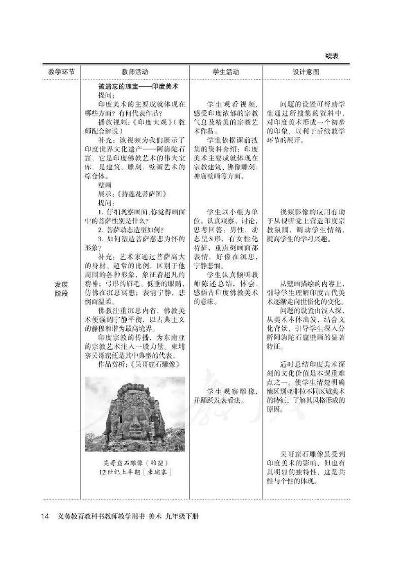 人教版-电子教材-美术九年级下册教师用书_电子课本_高中教学用书_教师用书