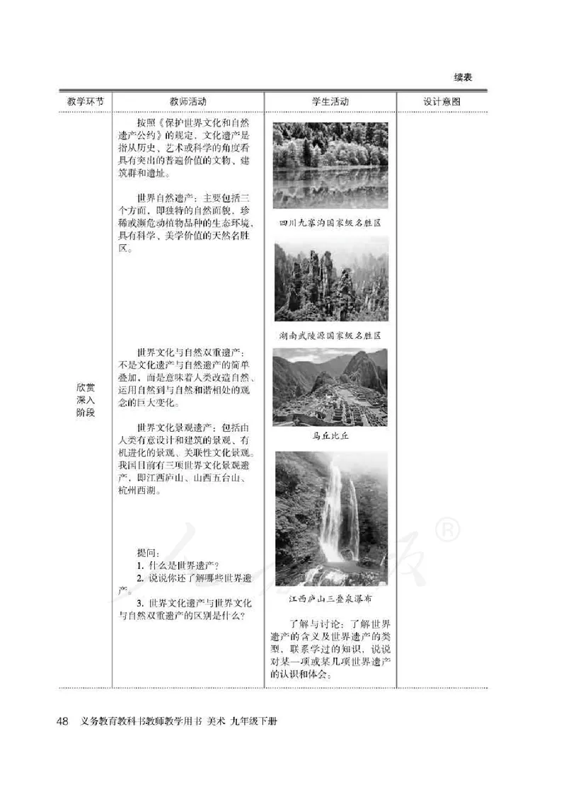 人教版-电子教材-美术九年级下册教师用书_电子课本_高中教学用书_教师用书