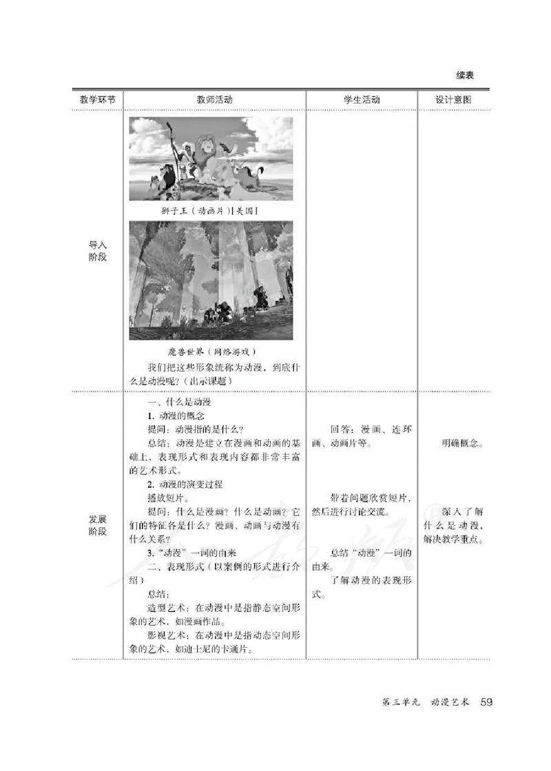 人教版-电子教材-美术九年级下册教师用书_电子课本_高中教学用书_教师用书