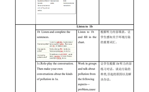 Unit13第1课时(SectionA1a-2d)（教学设计）_最新人教版英语九年级全册_旧版可参考_01.英语9全一册-新课标PPT课件+教案+学案+作业第1套_教案