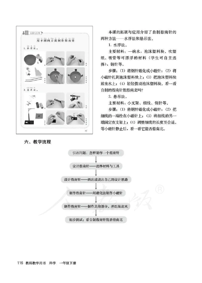 人教版-电子教材-科学一年级下册教师用书_电子课本_高中教学用书_教师用书