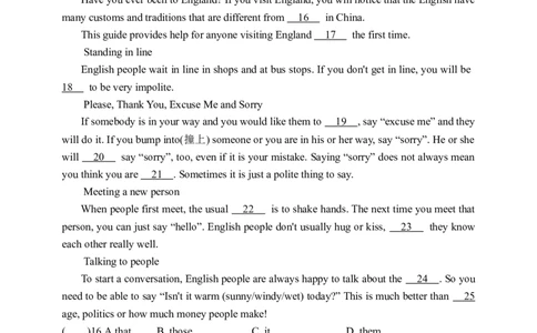 Unit10SectionA1a-2d学案(知识精讲+分层作业)(含答案)_最新人教版英语九年级全册_新更新初中英语9全_03课件+学案