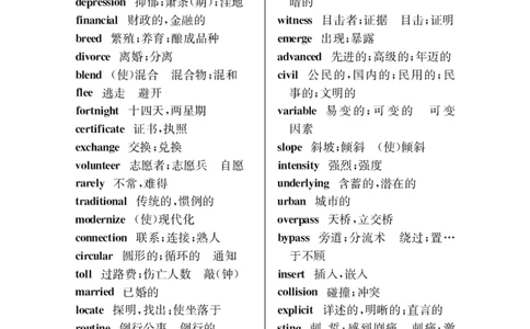 四级高频词汇乱序简版_2025年12月刘晓燕六级全程班_00讲义资料_四六级历年真题汇总_四级历年真题汇总_01.四级真题及解析_四级高频词汇