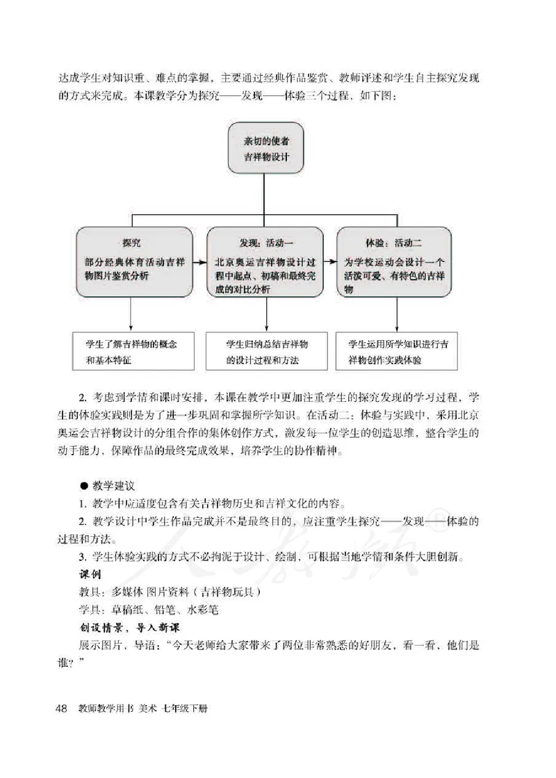 人教版-电子教材-美术七年级下册教师用书_电子课本_高中教学用书_教师用书