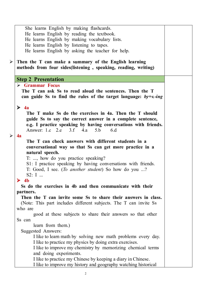 Unit1SectionA（GF-4c）教案_最新人教版英语九年级全册_新更新初中英语9全_05教案（多套）_分课时教案全英_Unit1