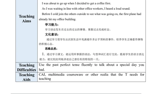 Unit12SectionA(3a-3c)_最新人教版英语九年级全册_旧版可参考_03.英语9全一册-核心素养教案+PPT课件第3套_9英教案（含核心素养）