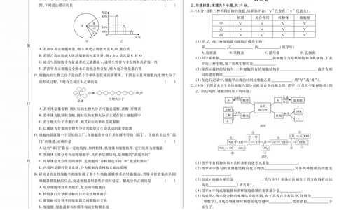 新时代高中教育联合体2025年11月高一学年期中联考巩固卷（二）生物_2025年11月高一试卷_251119黑龙江省新时代高中教育联合体2025年11月高一学年期中联考巩固卷（二）（全）