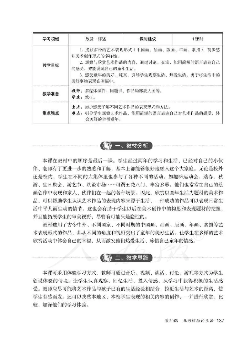人教版-电子教材-美术二年级下册教师用书_电子课本_高中教学用书_教师用书