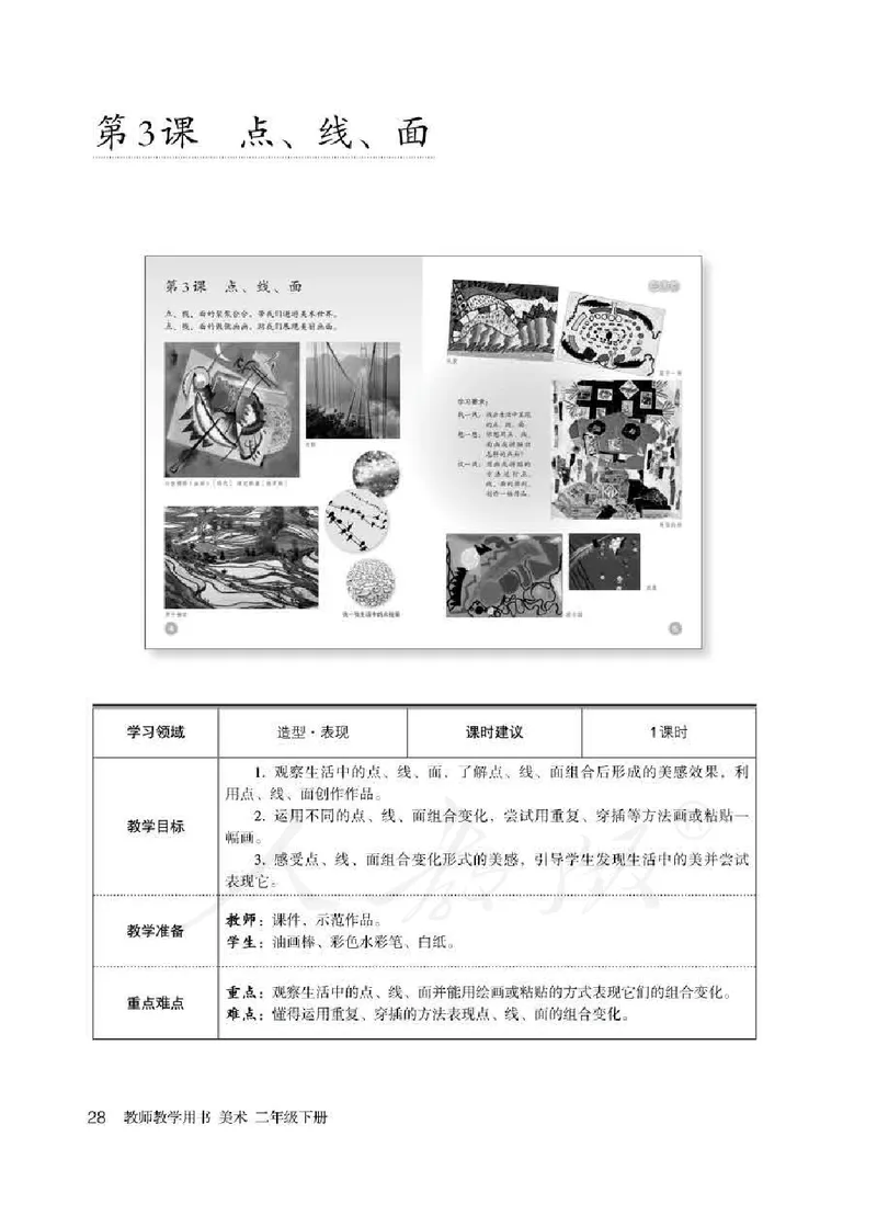 人教版-电子教材-美术二年级下册教师用书_电子课本_高中教学用书_教师用书