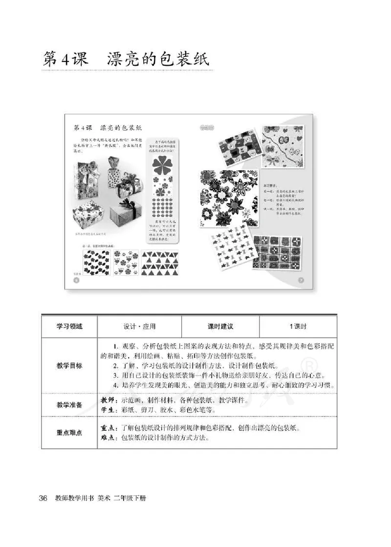 人教版-电子教材-美术二年级下册教师用书_电子课本_高中教学用书_教师用书