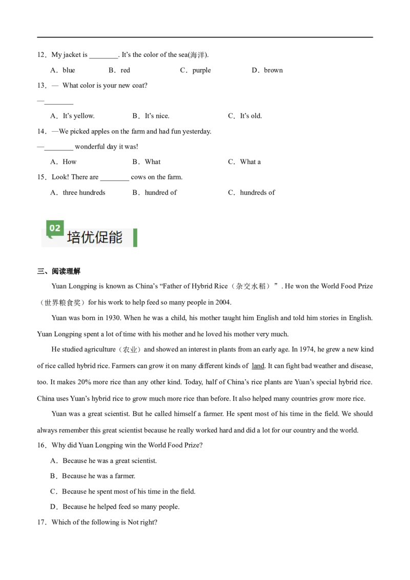 StarterUnit3课时3SectionB（1a-2c）（原卷版）_最新人教版英语七年级上册_12025人教新版英语视频七上_赠送同步练习_StarterUnit3课时3SectionB（1a-2c）（人教版2024）