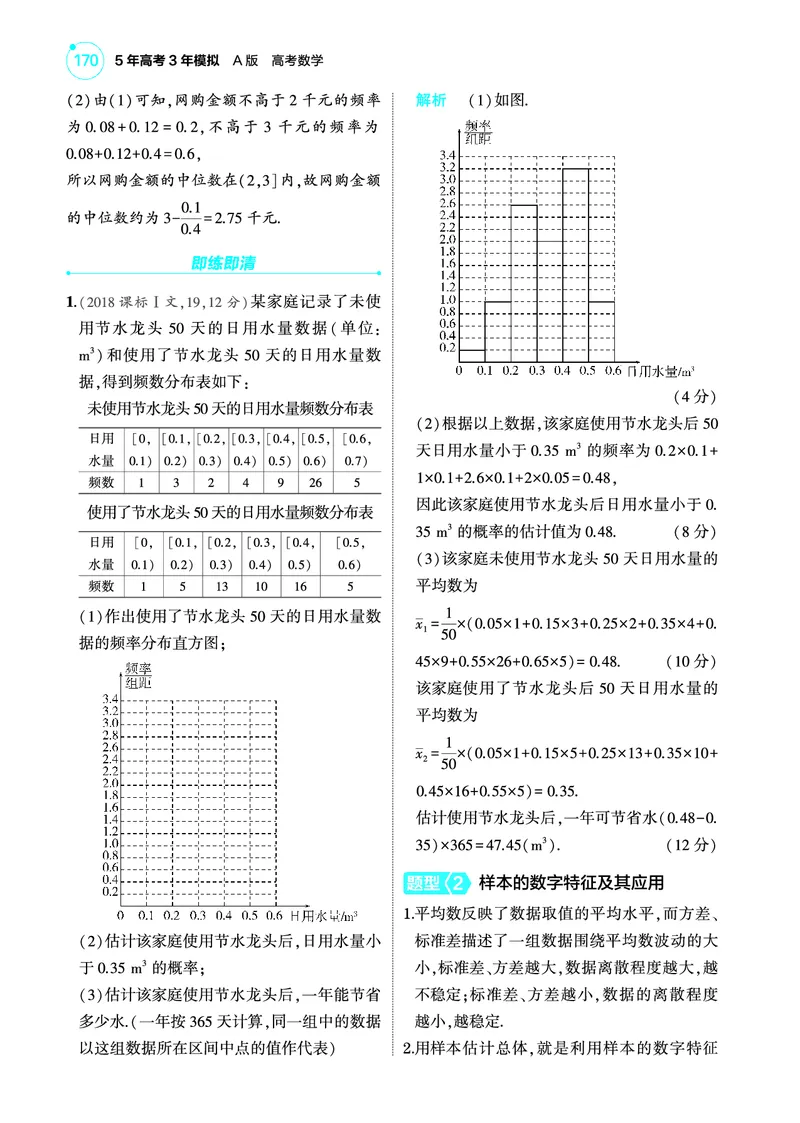 1_11.4抽样方法与总体分布的估计讲解册_高中三年全科资料_高考数学《考点考法清单》2025版_11专题十一概率与统计