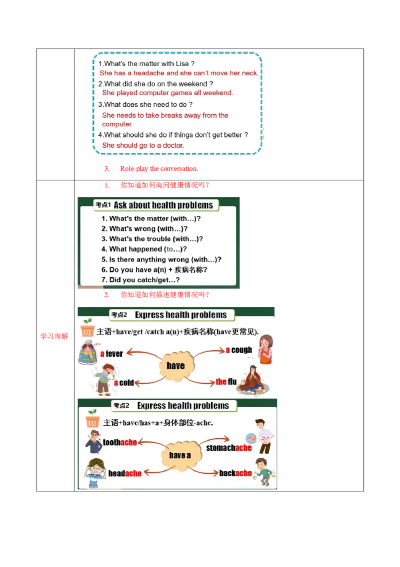Unit1第2课时SectionA(2d&GF4a-4c)(导学案)-（人教版）_最新人教版英语八年级下册_旧版（有参考价值）_版本二_八年级英语下册（人教版）_导学案