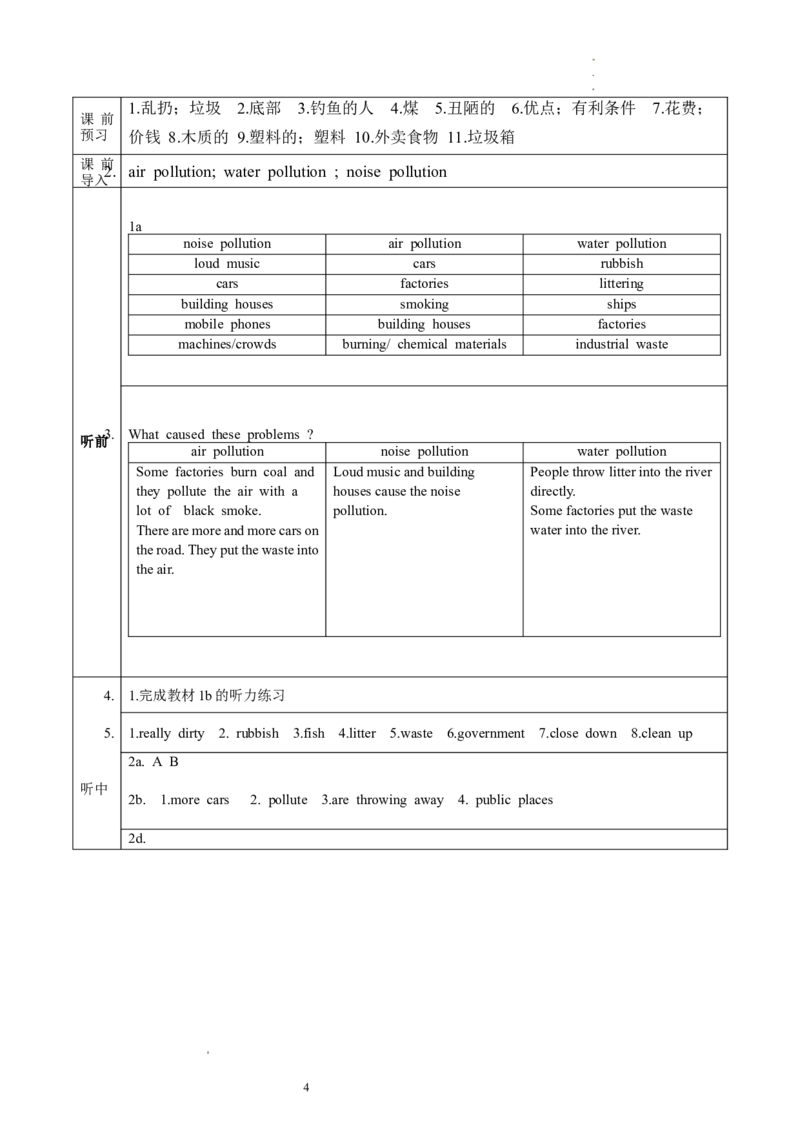 Unit13第1课时(SectionA1a-2d)（导学案）-上好课九年级英语全一册同步备课系列（人教新目标GoForIt!）_最新人教版英语九年级全册_新更新初中英语9全_02课件+教案+学案