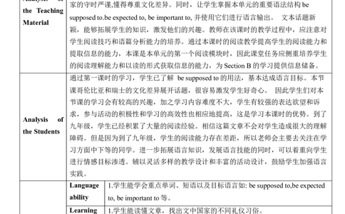 Unit10SectionA(3a～3c)_最新人教版英语九年级全册_旧版可参考_04.大单元整体教学课时设计+课件_核心素养教案