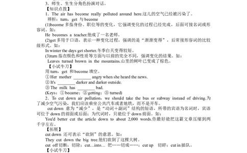 Unit13We'retryingtosavetheearth!导学案_最新人教版英语九年级全册_新更新初中英语9全_06导学案_导学案（4）无答案，需要答案的话返回看02编号里面的学案_9下导学案