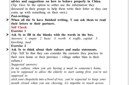 Unit10SectionB（3a-SelfCheck）教案_最新人教版英语九年级全册_新更新初中英语9全_05教案（多套）_分课时教案全英_Unit10