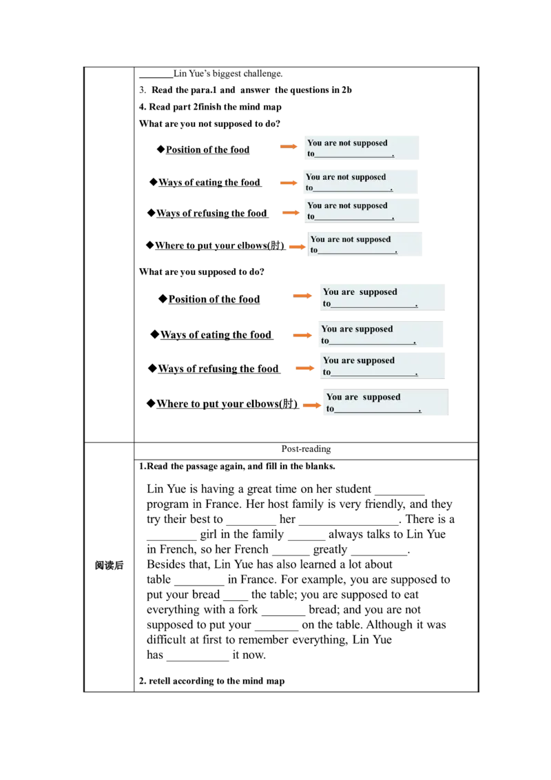 Unit10第5课时(SectionB2a-2e)（导学案）_最新人教版英语九年级全册_旧版可参考_01.英语9全一册-新课标PPT课件+教案+学案+作业第1套_导学案