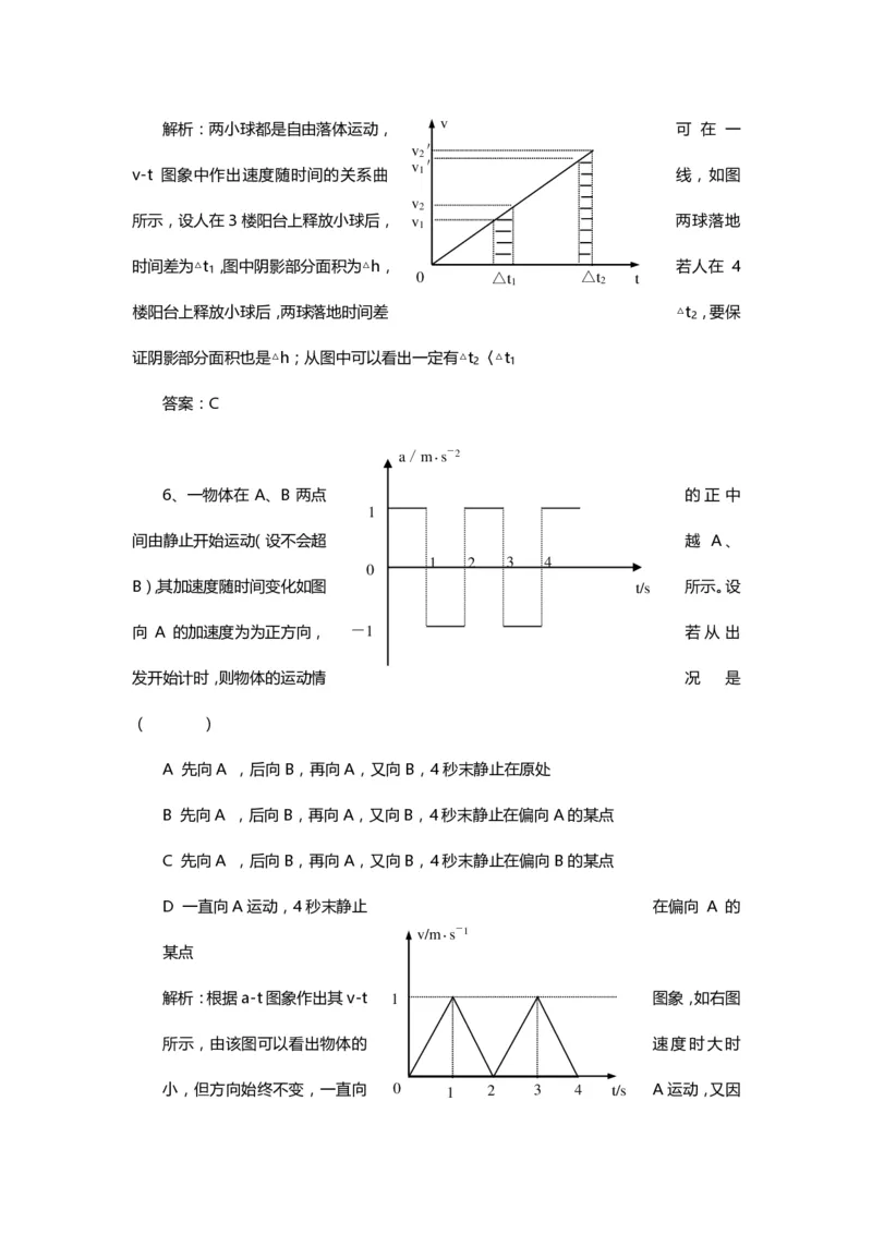 1000道高中物理经典必做题目（附带超详细解析）！_高中三年全科资料_高中_高中知识点整理_物理