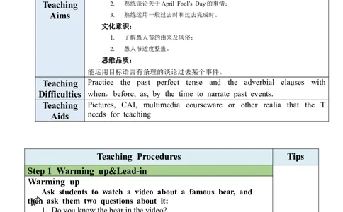 Unit12SectionA(1a-1c)_最新人教版英语九年级全册_旧版可参考_03.英语9全一册-核心素养教案+PPT课件第3套_9英教案（含核心素养）