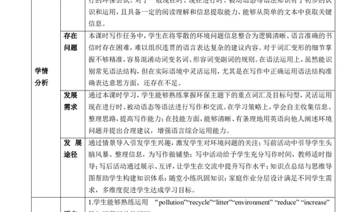 Unit13We&rsquo;retryingtosavetheearth.SectionB3a～SelfCheck教学设计_最新人教版英语九年级全册_新更新初中英语9全_新修订版英语9全一册教案课件-新修订版，第二单元有改动