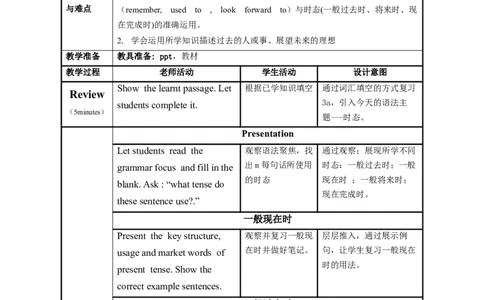 Unit14第3课时(SectionAGrammarfocus-4b)（教学设计）_最新人教版英语九年级全册_旧版可参考_01.英语9全一册-新课标PPT课件+教案+学案+作业第1套_教案